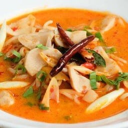 ราเมงต้มยำเห็ดเจ (มังสวิรัติ)