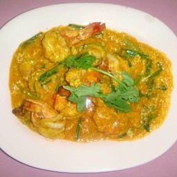 กุ้งผัดผงกระหรี่