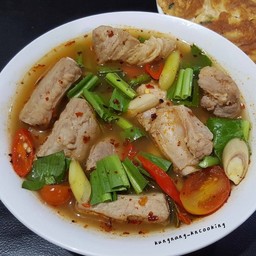 ต้มแซ่บ กระดูกหมู