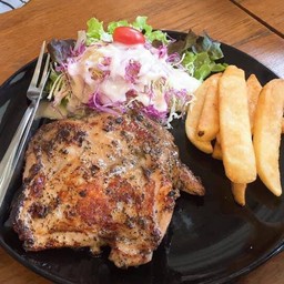 สเต็กไก่พริกไทยดำ