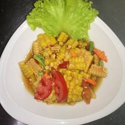 ส้มตำข้าวโพดเจ