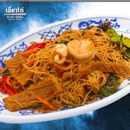 หมี่ฮ่องกงผัดขี้เมาทะเล (S)