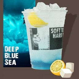 Blue curacao Soda Ice lemonade