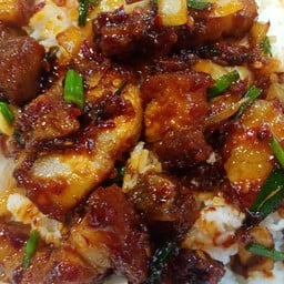 พริกเผาหมูกรอบ