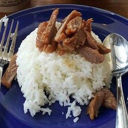 ข้าวหมูแดดเดียว