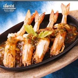 กุ้งแชบ๊วยผัดซอสX.O