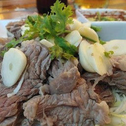 เนื้อลวก จิ้มแจ่ว