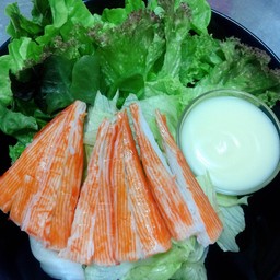 ปูอัดสลัดครีม