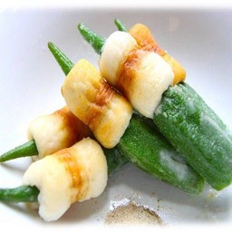 กระเจี๊ยบในลูกชิ้นปลาทอด