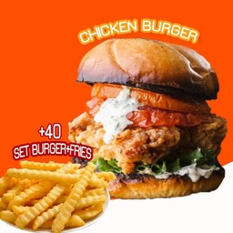 เบอร์เกอร์ไก่กรอบ