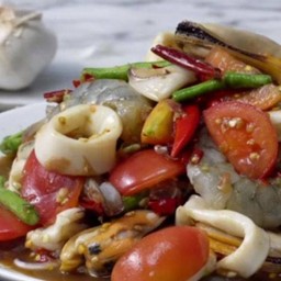 ตำทะเลสด