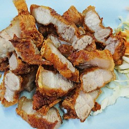 หมูสามชั้นทอดน้ำปลา