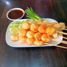 ลูกชิ้นปิ้งกรมชล(ตึก20) สาขากรมชลประทานตึก20