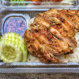 ข้าวไก่ย่างตะไคร้