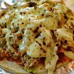 กะบับไก่+ทูน่าชีสม้วน