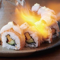 Salmon Cheese Engawa Roll