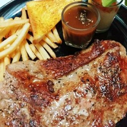 สเต๊กเนื้อสันนอก