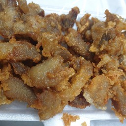 หมูกรอบทอด.กับข้าว