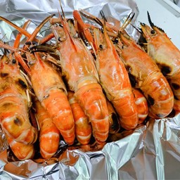 กุ้งเผา ซีฟู้ด ศรซัง
