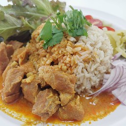 ข้่าวหน้าแกงข้าวซอยหมูนุ่ม