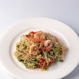หมี่กระเฉดกุ้งสด