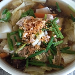 แกงจืดเต้าหู้หมูสับ