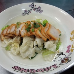 เกี๊ยว-หมูแดงน้ำ ธรรมดา