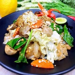 ผัดซีอิ้วเห็ดรวม