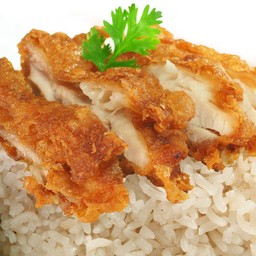 ข้าวมันไก่ทอดธรรมดา