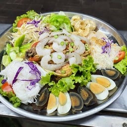 ตำถาดป่ากุ้งสด