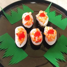 ข้าวห่อสาหร่ายค๊อทเทลปลาหมึก