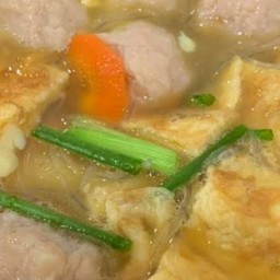 ต้มจืดไข่น้ำ+ผักกาดขาว