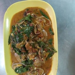 หอยลายผัดพริกเผา
