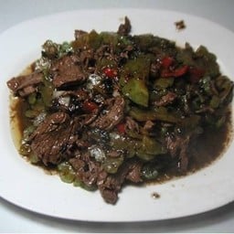 เนื้้อวัวผัดเต้าซี่