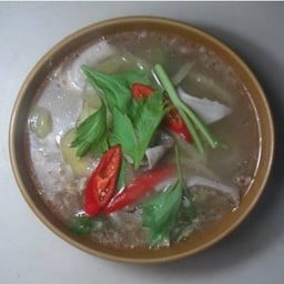 แกงจืดผักกาดดองเนื้อปลา(เกี๊ยมไฉ่)