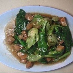 ผัดขแนงน้ำมันหอย