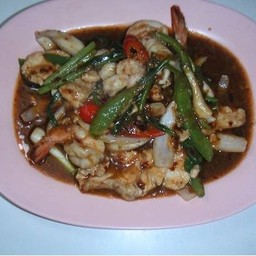 ทะเลผัดพริกเผา