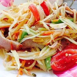 ตำไทยคอหมูย่าง