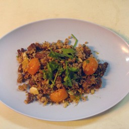 หมูสับผัดไข่แดง