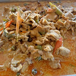 ข้าวราดแกงไทยใต้หน้าเคหะมหาชัย