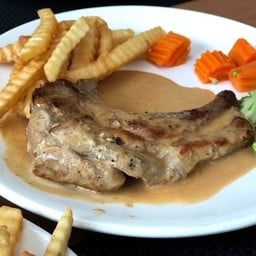 สเต็กหมู พอร์คชอป