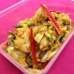 เนื้อปู ผัดผงกระหรี่