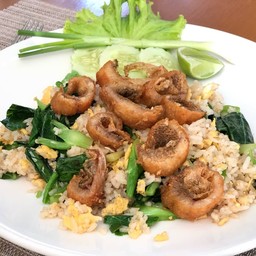 ข้าวผัดปลาสลิด