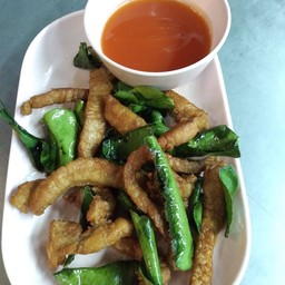 หมูแดดเดียวทอด