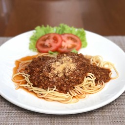 สปาเก็ตตี้ซอสหมูมะเขือเทศ
