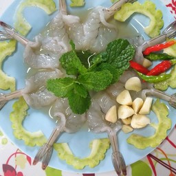 กุ้งแช่น้ำปลา