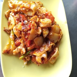 ปลาหมึกผัดไข่เค็ม