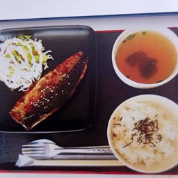 ข้าวปลาซาบะย่าง