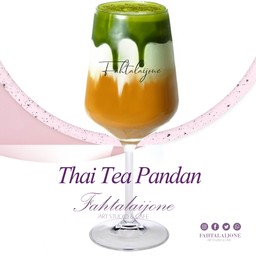 ชาไทยนมใบเตยหอม