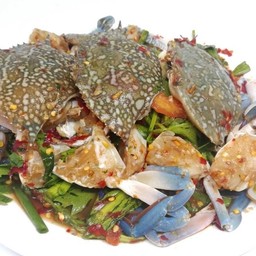 ยำปูม้าน้ำปลาร้า